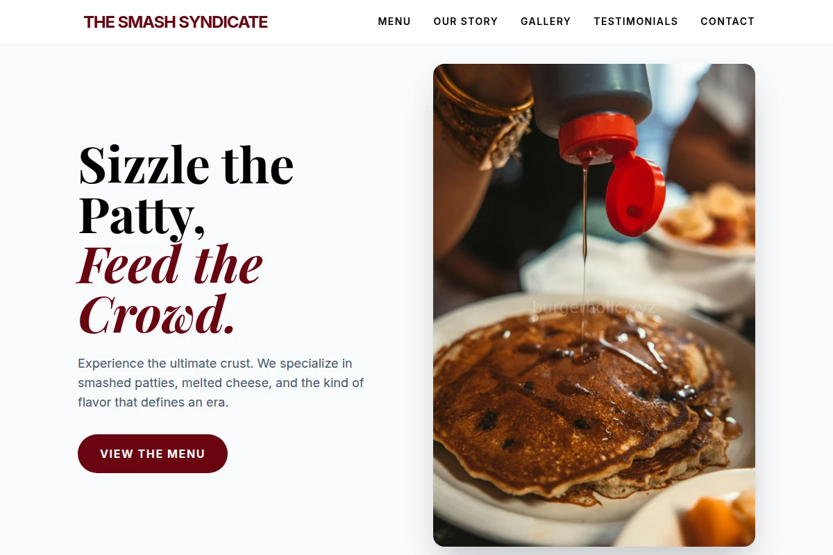 Juicy American Food