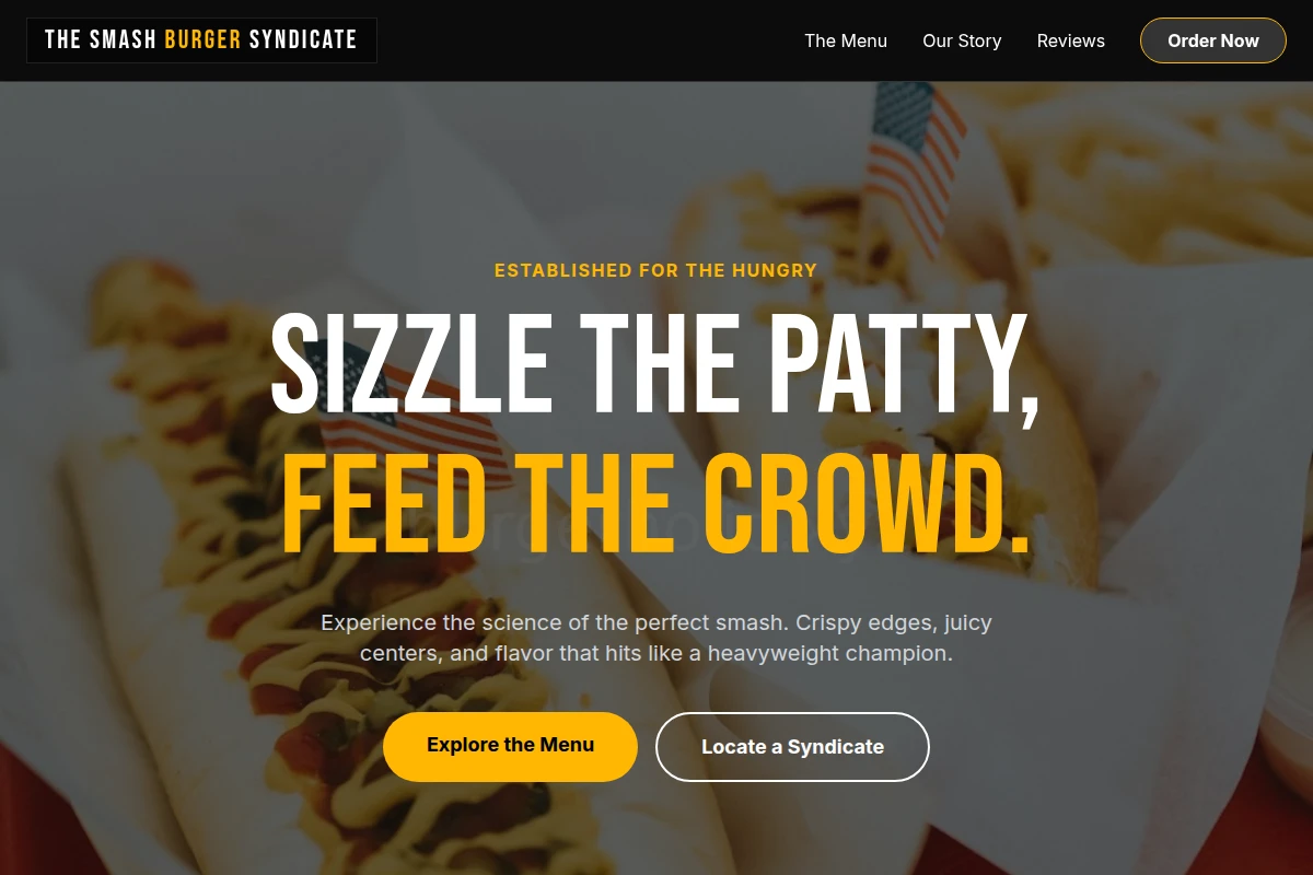 Slider American Food